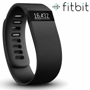 Fitbit Charge flex 上位機種 Wireless Activity Wristband, Black, Large 6.3-7.9 in 【並行輸入品】の画像