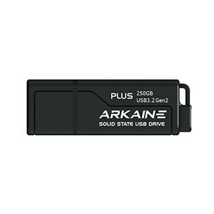 ARKAINE USBメモリ 250GB USB 3.2 Gen2 UASP SuperSpeed+, 超高速 USBメモリー 最大読出速度600MBの画像