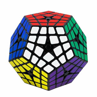 FAVNIC メガミンクス/マジックタワー マジックキューブ かわいい 魔方 3x3x3 競技用 立体パズル 知恵おもちゃ (Megaminx 4x4x4)の画像