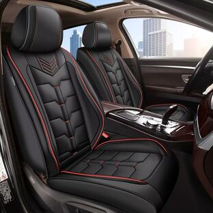 IKABEVEM Car Seat Covers Fit for Ford Ranger 2019 2024 Full Set 並行輸入品の画像