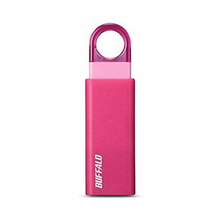 バッファロー BUFFALO ノックスライド USB3.1(Gen1) USBメモリー 16GB ピンク RUF3-KS16GA-PKの画像