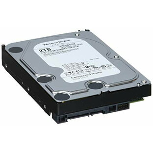 Western Digital HDD 2TB WD AV-GP TV録画 オーディオ/ビデオ 3.5インチ 内蔵HDD WD20EURXの画像