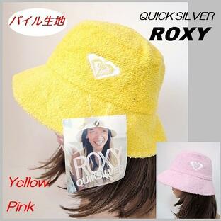 QUICK SILVER ROXY ロキシー パイル帽子 夏帽子 カジュアル帽子 HAT ハット ピンク イエロー バミューダカジュアルの画像