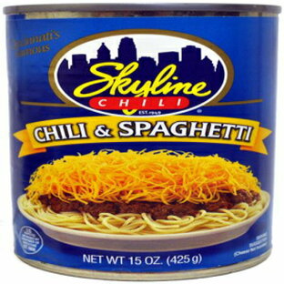 スカイライン オリジナル チリ & スパゲッティ、15 オンス缶 (6 個パック) Skyline Original Chili & Spaghetti, 15-Ounce Cans (Pack of 6)の画像
