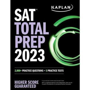 SAT Total Prep 2023 with 5 Full Length Practice Tests 2000+ Practice Questions and End of Chapter Quizzes (Paperback)の画像