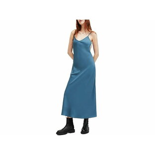 (取寄) オールセインツ レディース ブリオニア ドレス AllSaints women AllSaints Bryony Dress Petrol Blueの画像