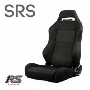 Rennsport レンシュポルト SRシリーズ SRS セミバケットシート/ブラックスエードアルカンターラ調 21段階レバー式リクライニング「SRS/スの画像