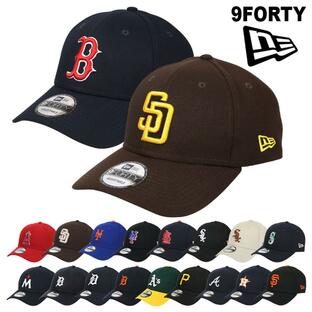 ニューエラ キャップ メジャーリーグ NEW ERA 9FORTY メンズ レディース 帽子 ロゴ ベースボールキャップ レッドソックス エンゼルス パドレス メッツの画像