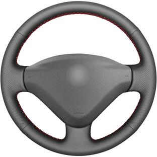 MEWANT Car Steering Wheel Covers for Peugeot 206/207 / 207 CC / 207 SW/Expert (Expert Tepee) / Partner/Partner Tepee for Citroen Berlingo/Jumpy forの画像