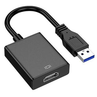 USB HDMI 変換アダプタ ドライバー内蔵 USB 3.0 to HDMI 1080P対応 音声出力 使用簡単 MAC対応しないマルチディスプレイ HDMI 出力 windows7/8/10/xp対応の画像