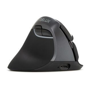 DeLUX Left Handed Vertical Mouse, Reduce Hands Strain Rechargeab 並行輸入品の画像