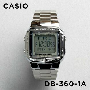 並行輸入品 10年保証 CASIO DATA BANK カシオ データバンク DB-360-1A 腕時計 時計 ブランド メンズ レディース デジタル メタル 日付 テレメモ タイマーの画像