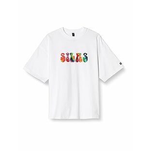 [サイラス] Tシャツ TIE-DYED LOGO PRINT WIDE S/S TEE メンズ WHITEの画像