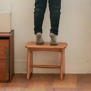 子ども 椅子 いす イス 木製 おしゃれ ACME Furniture アクメファニチャー ADEL Tiny Step Stool アデル ステップスツール ナチュラル 【ノベルティ対象外】の画像