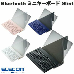[ネコポス発送] エレコム Bluetooth 5.0 ミニキーボード Slint 超薄型 パンタグラフ式 保護ケース付 マルチペアリング (Bluetoothキーボード)の画像