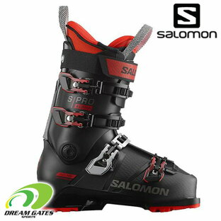 【納期B】SALOMON【23/24・S/PRO ALPHA 100 GW：BLACK/RED】[L47045500] サロモン スキーブーツ スキー靴 エスプロ アルファ 中級 上級の画像