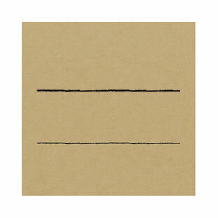 ササガワ 手書きPOP用カード スクエア型 クラフト 16-1754 1セット：50枚（10枚袋入×5冊袋入）（取寄品）の画像