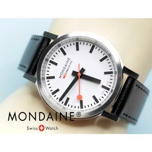 モンディーン MONDAINE 腕時計 Stop2Go ストップ・トゥ・ゴー ホワイト文字盤 34mmサイズ リューズレスケース バックライト機能 MST.3401B.LBV.SET 正規品の画像