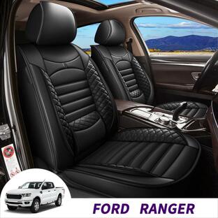 JIAMAOXIN 2 Front Car Seat Covers Custom Fit for Ford Ranger 200 並行輸入品の画像