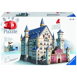 ラベンスバーガー(Ravensburger) Ravensburger ラベンスバーガー 3Dパズル 216ピース ノイシュヴァンシュタイン城 12573 9の画像