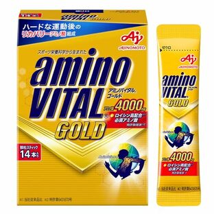 味の素 アミノバイタル GOLD グレープフルーツ味 粉末 14本入箱 アミノ酸 4000mg BCAA EAA コンディショニングの画像