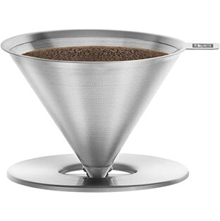 ZWILLING ツヴィリング 「 ステンレス コーヒー ドリッパー 」 ペーパーレス フィルター 1～4杯用 食洗機対応 Z1024-005の画像