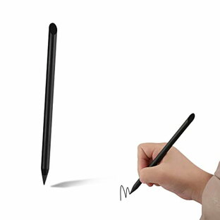 色：ブラック ALLMIRA 鉛筆 金属先端 削らない 永遠の鉛筆 無限の鉛筆 折れない インクレス鉛筆 芯なし 筆跡消去可能なえんぴつ メタルペンシル 金属ペン先 安全無毒 インクなしえんぴつ (ブの画像