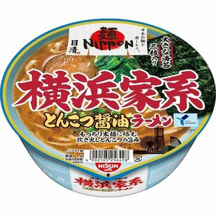 麺ニッポン 日清 麺NIPPON 横浜家系とんこつ醤油ラーメン 119G ×12個の画像