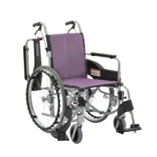 (カワムラサイクル) STAYER + ステイヤープラス 自走式 車椅子 多機能タイプ SYP22-40(42)SB No.112 フジレザー ノーパンクタイヤ仕様 折りたたみ可能の画像
