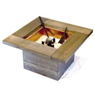 ならの角火鉢 陽 hinata 道具セット 火鉢 ひばち 炭 和風 インテリア おしゃれ 囲炉裏の画像
