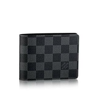 LOUIS VUITTON ポルトフォイユ ミュルティプル ダミエ グラフィット N62663の画像