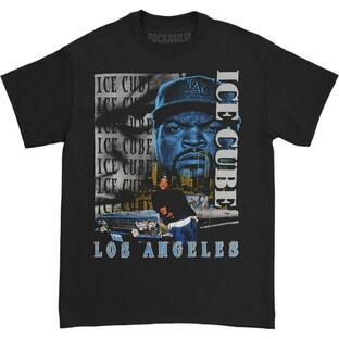 (アイス・キューブ) Ice Cube オフィシャル商品 ユニセックス Los Angeles Tシャツ コットン 半袖 トップス RO7407 (ブの画像