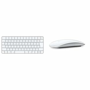【セット買い】Apple Touch ID搭載Magic Keyboard (Appleシリコン搭載Mac用) - 日本語（JIS） - シルバー + Apple Magic Mouse - ホワイト（Multi-Touch対応）の画像