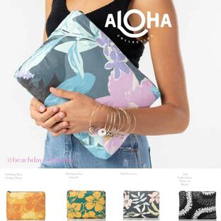 アロハコレクション ミディアムポーチ 人気ブランド 新作 通販 女性 旅行衣類ポーチ ハワイアン かわいい おしゃれ ギフト Aloha Collection AP3-Mの画像