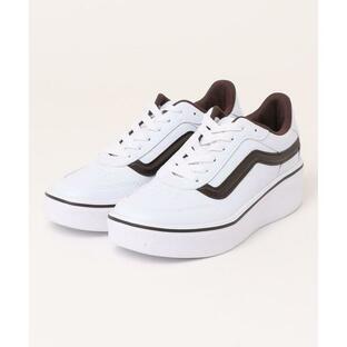 スニーカー VANS ヴァンズ ISSAC イサック V3942 WHITE/BROWN レディースの画像