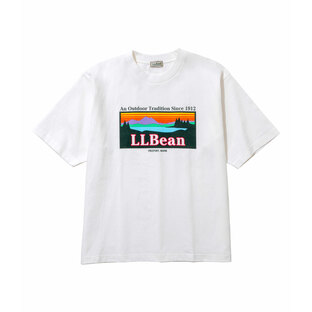 《公式》Tシャツ（半袖）/メンズ/Off White/モリル・ショートスリーブ・カタディン・ロゴ・ティ/Men's Morrill Short-Sleeve Katahdin Logo Tee/XL/L.L.Bean（エルエルビーン）Japan Editionの画像