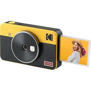 コダック（Kodak）Mini Shot 2レトロ インスタントカメラ／チェキ／ポラロイドカメラ＋スマホ対応プリンター ［イエロー／写真 並行輸入の画像
