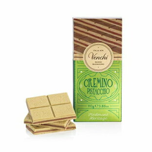 ヴェンキ ピスタチオ クレミノ チョコレートバー ジャンドゥーヤ入り 3.88オンス Venchi Pistachio Cremino Chocolate Bar with Gianduja 3.88ozの画像