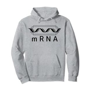 伝令RNA mRNA メッセンジャーRNA、ワクチン、遺伝子、DNA、科学、リボ核酸 パーカーの画像