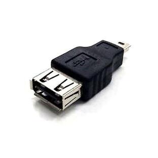 【SSA】miniUSB（オス） - USB A（メス） miniUSB変換コネクタ（OTG・ホスト機能）対応 【SUAF-MIHB】の画像