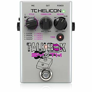 TC Helicon ボーカルエフェクター トークボックス シンセサウンド スタジオグレードリバーブ アダプティブトーン TALKBOX SYNTHの画像