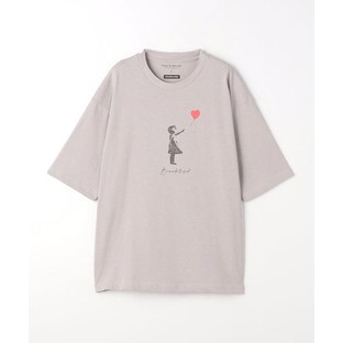 【a day in the life】（BRANDALISED × A DAY IN THE LIFE ）バンクシー Tシャツ 2 LT.PINK M メンズの画像