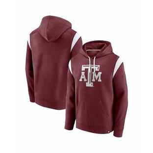 ファナティクス パーカー・スウェットシャツ アウター メンズ Men's Maroon Texas A&M Aggies Gym Rat Pullover Hoodie Maroonの画像