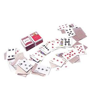 TEHAUX ミニトランプ トランプ ミニ 1:12通常 ポーカー 小さい テーブル トランプ ゲームドールハウの画像