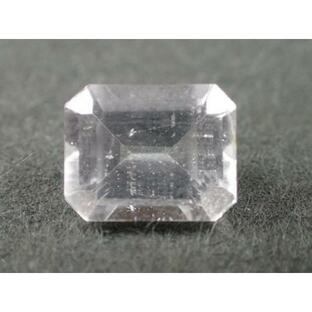 最高品質フェナカイト(Phenacite) エメラルド・カット Mimoso do Sul, Espirito Santo, Brazil 産 寸法 ： 8.2X6.5X4.3mm/1.81ct ルースケース付の画像