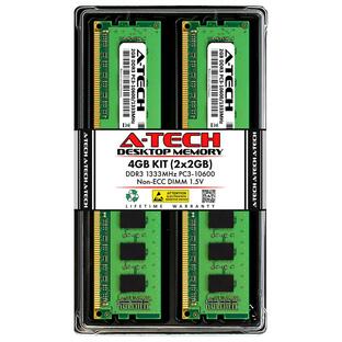 A-Tech 4GB キット (2x2GB) RAM Dell OptiPlex 9010 7010 3010 990 980 790 390 (USFF/SFF/MT/DT) | DDR3 1333 MHz DIMM PC3-10600 UDIMM メモリアップグレードの画像