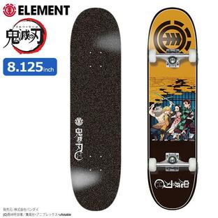 エレメント スケボー スケートボード コンプリート デッキ ELEMENT 8.125インチ 鬼滅の刃 Kimetsu D Complete (8.125inch 完成品 BB027-452)の画像