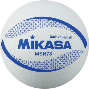 MIKASA ミカサ バレーボール カラーソフトバレーボール 検定球 MSN78Wの画像