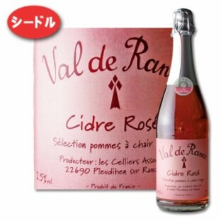 【限定品】 スパークリング シードル ヴァル ド ランス ロゼ 甘口 NV 750ml フランス ブルターニュの画像