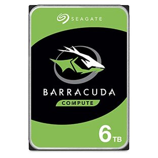 【Amazon.co.jp限定】Seagate BarraCuda 3.5 6TB 内蔵ハードディスク HDD 2年保証 6Gb/s 256MB 5400rpm 正規代理店品 エコパッケージ ST6000DM003/ECの画像